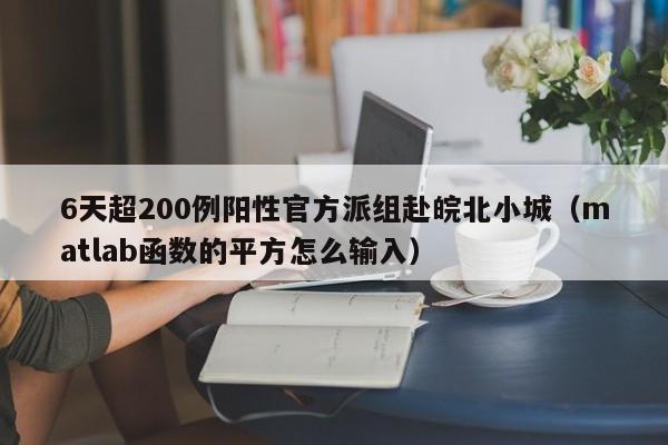 6天超200例阳性官方派组赴皖北小城（matlab函数的平方怎么输入）